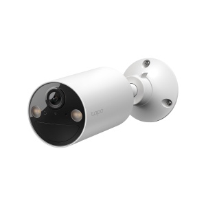 Baterie de exterior pentru camera de securitate Tapo C410, rezolutie 2K, viziune nocturna color, memorie MicroSD, baterie nedetasabila de 6400 mAh, audio bidirectional, detectare persoane, Alexa si Google Assistant, Wi-Fi 2.4GHz