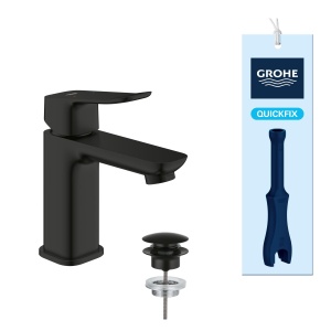 Baterie lavoar GROHE Dice mat negru economisire apa montaj rapid