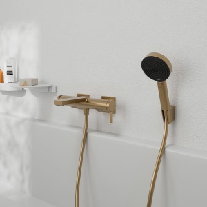 Baterie pentru cada hansgrohe Tecturis E, Bronz Periat, 2 functii, 21,3 cm - Img 8