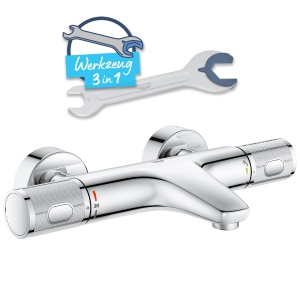 Baterie termostatata GROHE Precision Feel 34788000 crom tehnologie de economisire a apei