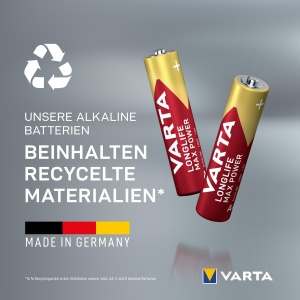 Baterii Alkaline AAA VARTA Max Power, 8 bucati, performanta ridicata - Img 3