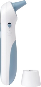 BEABA - Termometru clinic fara contact - Termometru cu infrarosu - Masurarea urechii si fruntii - Digital - Temperatura camerei - Mod bebelus, copil si adult - Ultrarapid - Multifunctional - Thermospeed - Img 2
