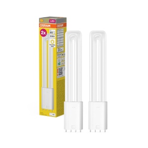 Bec LED compact Osram DULUX L18, 8W, 900lm, lumina calda 3000K - Img 5