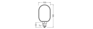 Bec LED decorativ Osram Vintage 1906 Globe 100, 4W, lumina calda, sticla fumurie - Img 10