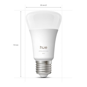 Bec LED inteligent Philips Hue A60, 6W, lumina alba si color, E27, set 2 buc. - Img 10