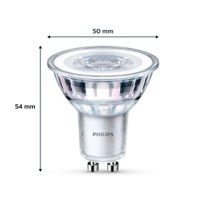 Bec LED Philips Classic GU10 50W Lumina calda Eficienta energetica - Img 3