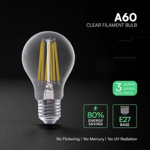 Bec LED V-TAC E27 Filament 12W (Echivalent 100W) 1521 Lumen, 6500K - 3 Bucati - Img 9
