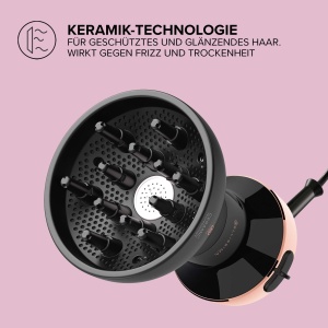 Bellissima My Pro Diffon DF1 3000 Difuzor Aer Cald pentru Par Cret 700W Tehnologie Ceramica - Img 4