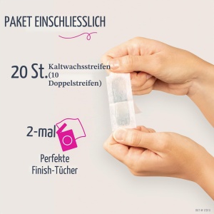 Benzi de ceara depilatoare pentru fata, pure, piele sensibila, 20 buc - Img 7