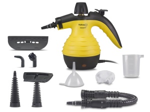 BEPER 50.700 Aparat de curatat cu abur pentru podea, canapele, covoare - Aparat de curatat cu abur 135deg max, cablu de 3 metri, 350 ml - Img 1