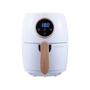 BERGNER in mod natural AirFryer 2 L Freidora de Aire 1000 W Temperatura desde 80-200oC Temporizador con Alarma Cesta Extraible con Antiadherente Culoa