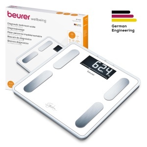 Beurer BF 400 alb Diagnostic Scale Signature Line, analiza precisa a corpului pentru pana la 10 persoane, cu afisaj LCD inversat extra-mare, capacitate de incarcare de pana la 200 kg - Img 6