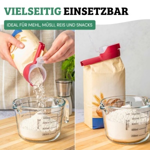 Beutelclips cu Ausgieer Westmark - Set 2 bucati, BPA-free, usor de utilizat - Img 8