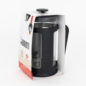Bialetti French Press Smart Negru 10 Litri Preparare Cafea Eleganta - Img 6