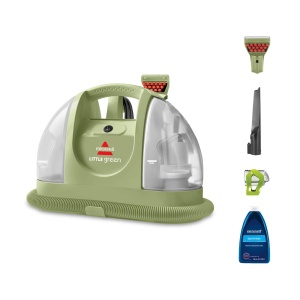 BISSELL Little Green, dispozitiv de curatare a tapiteriei, curatator de covoare pentru pete si murdarie de zi cu zi, aspirator de spalat, aspirator umed pentru covoare, tapiterie, masina si multe altele, motor puternic de 340 W, 4098N
