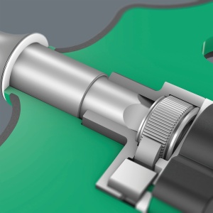 Bit holder Wera 05023461001 cu functie de ratchet, 14, 45 mm, negru-verde - Img 2