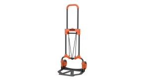 BLACK+DECKER Pickable Sack Truck BXWT-H200 - Camion de transport pliabil - Camion de tuns iarba - Usor - 65 Kg sarcina utila