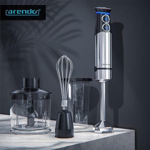 Blender Arendo MIRA 1500W cu 4 lame, 800 ml, accesorii inclusiv - Img 6
