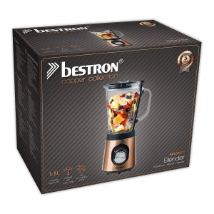 Blender Bestron ABL500CO, 500W, 1.5L, cu 2 viteze, culoare cupru - Img 7