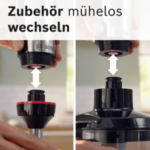 Blender Bosch ErgoMaster MSM6M673, 1000 W, 4 lame din otel inoxidabil, design ergonomic - Img 7