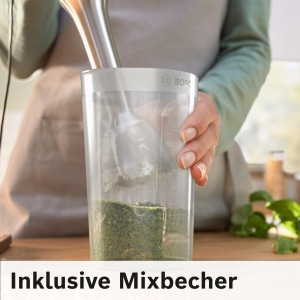 Blender Bosch ErgoMaster MSM6M810, 1200W, 4 cutite din otel inoxidabil, cu vas de mixare - Img 8