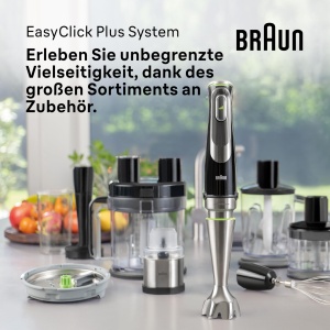 Blender Braun MultiQuick 9, 1200W, 1.25L, Negru - Img 5