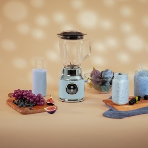 Blender Cecotec RetroTwist Blue, 800W, 1L, Design Vintage - Img 2