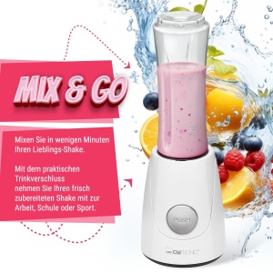 Blender Clatronic SM 3593, 250W, 600ml, Alb - Img 2