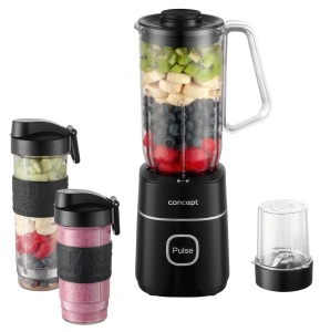 Blender Concept SM3490 700 W cu 3 recipiente, 1 L, 570 ml, 400 ml
