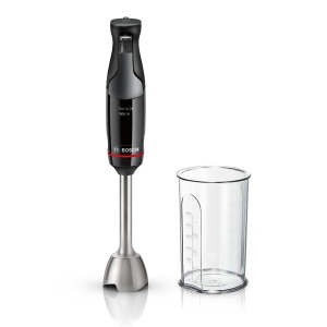 Blender de mana Bosch ErgoMaster Series 4, 1000 wati, blender din otel inoxidabil, blender/pahar de masurare, negru - Img 1