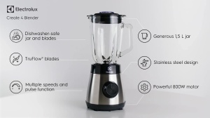 Blender Electrolux E4TB1-6ST TruFlow 800W 15L Gri - Img 2