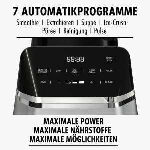Blender Gastroback 2000W 2L Tritan 7 Programe Smoothie si Supa - Img 3