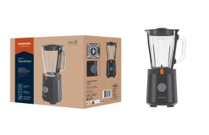 Blender Grundig SM 5320 600W Bol sticla 15L Cutite inox GriTerracotta