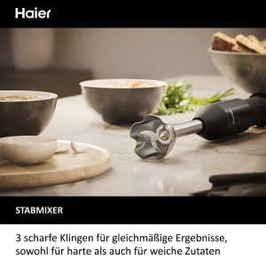 Blender Haier I-Master HHB5B2, 1000W, 3 lame, viteza variabila - Img 2