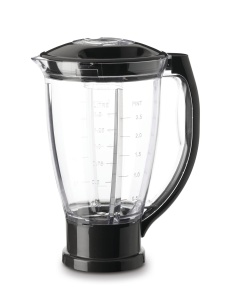 Blender Moulinex xf634bb1 Plastic - Accesorii pentru robot de bucatarie Masterchef Gourmet - Capacitate 1,5 litri - Lamele pot fi demontate pentru o curatare usoara - Img 1