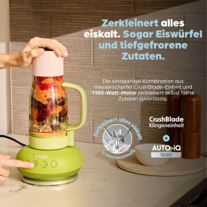 Blender Ninja BlendBoss, 1100W, 710ml, Culoare Albastra - Img 3