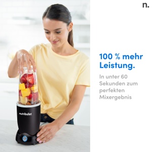 Blender Nutribullet Pro 1200W multifunctional pahare 700ml si 900ml negru - Img 5