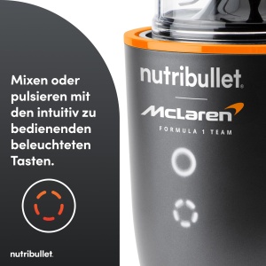 Blender Nutribullet Ultra x McLaren F1 Team, 1200W, 700900 ml, Gri - Img 6