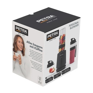 Blender Petra Smoothie Maker To Go 350W, 2 Sticle Sport 600ml, Negru - Img 6