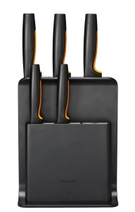 Bloc de cutite Fiskars Functional Form cu 5 cutite din otel japonez, negru - Img 11