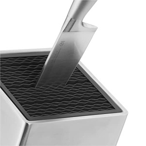 Bloc pentru depozitare cutite WMF FlexTec, 15 locuri, inox, argintiu - Img 10