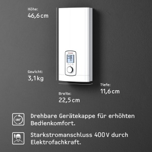 Boiler Instantaneu Electric STIEBEL ELTRON DHE 182124 kW, 5L, Digital - Img 5
