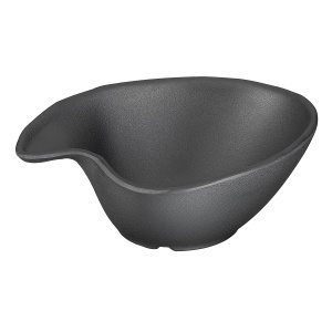 Bol Zen APS 83935, 0.2 L, 14.5 x 12.5 cm, Melamin, Negru - Img 1