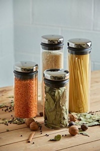 Borcan de depozitare WMF Depot 2l, inaltime 36 cm, borcan de depozitare cu capac, recipient pentru boabe de cafea, borcan de muesli, borcan de depozitare a alimentelor cu deschidere mare de umplere - Img 4