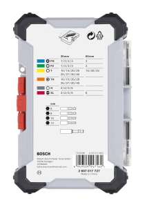 Bosch 43x Set de capete de surubelnita extra dure, 43 buc. (197 x 110,5 mm, Accesorii profesionale Surubelnita, Masina de gaurit/insurubat) - Img 3