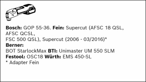 Bosch Accesorii Professional 4 buc. Setul Starlock Max Best of Heavy Duty (pentru lemn si metal necalit, accesoriu multifunctional pentru scule) - Img 7