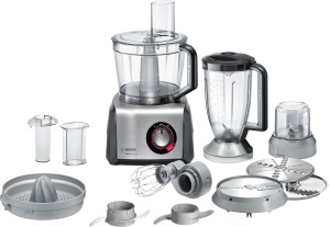 BOSCH - MC812M844 - Robot multifonction - 1250W - Inox + Noir