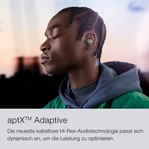 Bowers & Wilkins Pi6 Casti fara fir cu anulare a zgomotului cu Bluetooth, aptX, anulare activa a zgomotului - Gri nor - Img 3
