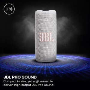 Boxa portabila JBL Grip Bluetooth sunet JBL Pro IP68 rezistenta la apa lumina ambientala alb - Img 8