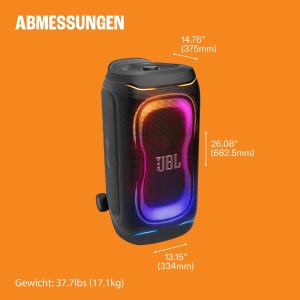 Boxa portabila JBL PartyBox 330, 280W, negru, cu lumini dinamice - Img 5